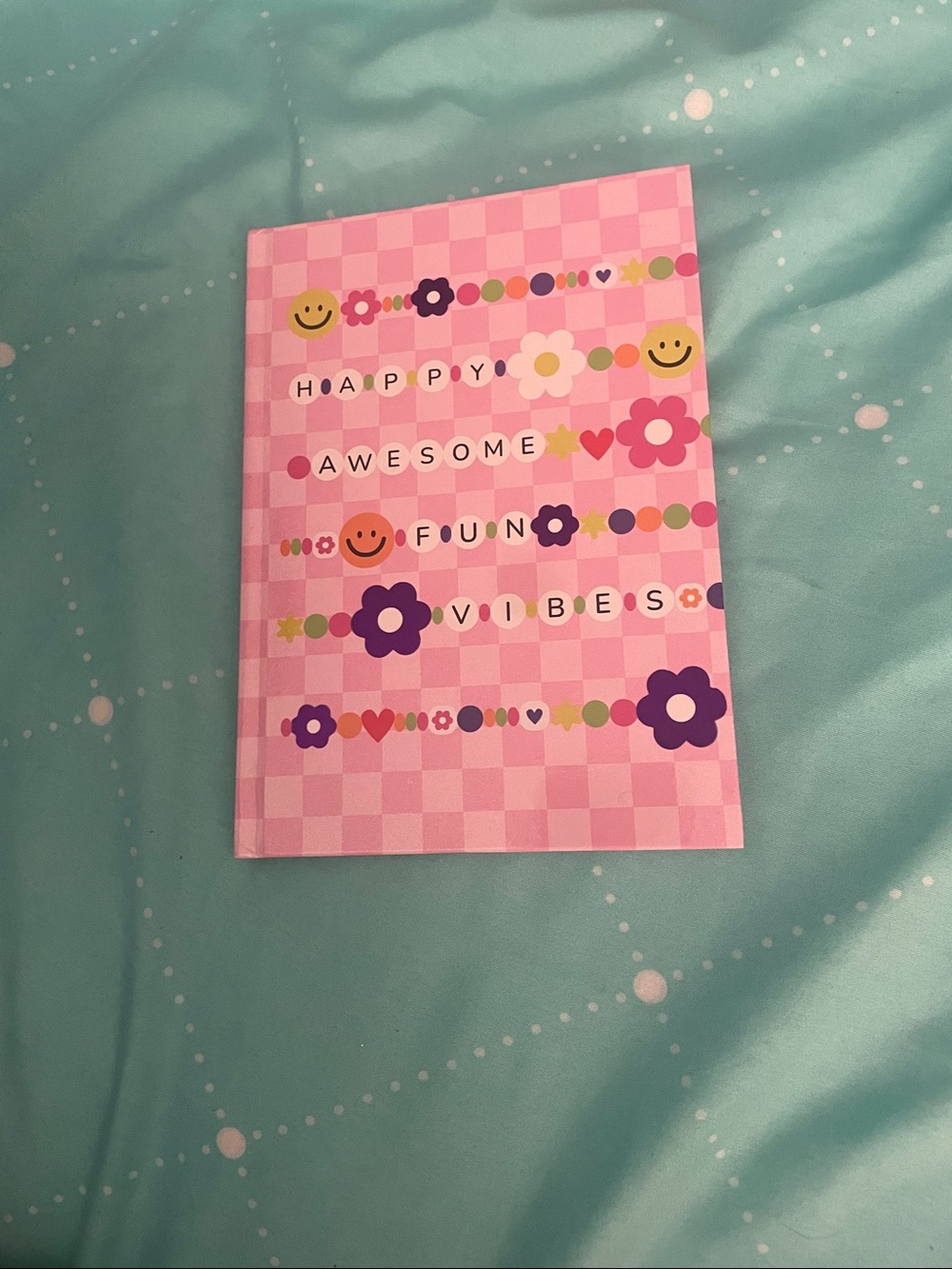 Pink Kids Notebook — Happy Awesome Fun Vibes